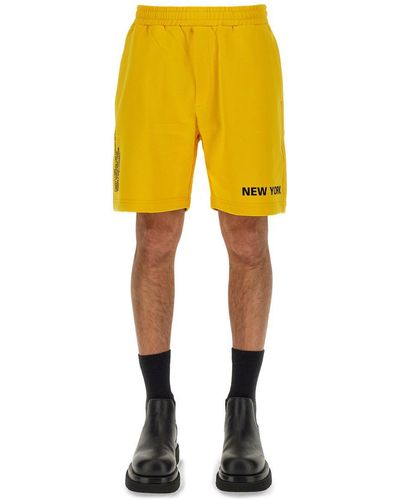 Helmut Lang Bermuda Shorts "new York" - Yellow