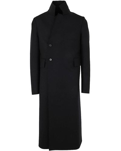 SAPIO Double Breasted Coat Clothing - Black