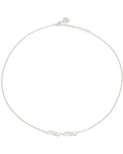 Miu Miu Necklace Jewellery - Metallic