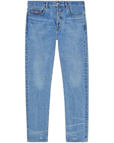 Versace Medusa Biggie Straight Jeans - Blue