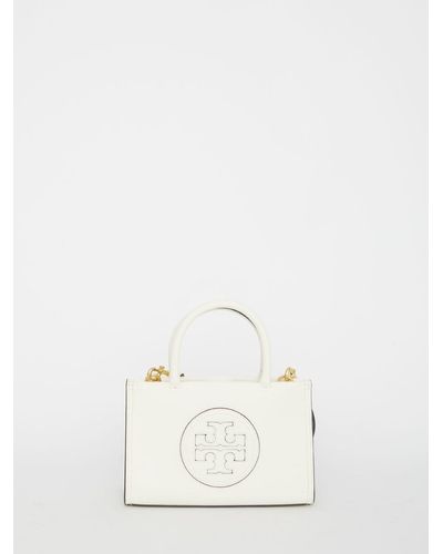 Tory Burch Ella Clear Quadrant Tote Bag in Green