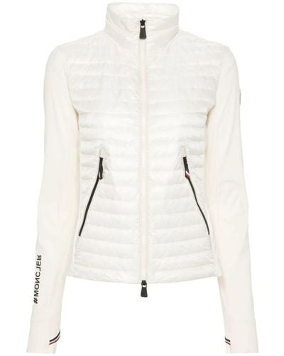 Moncler Grenoble Padded Zipper Sweatshirt - White