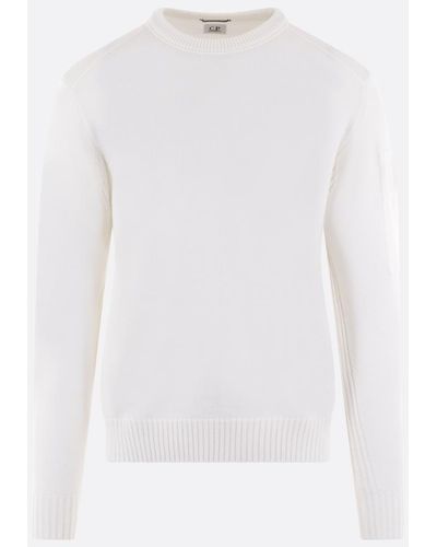 C.P. Company Sweaters - White