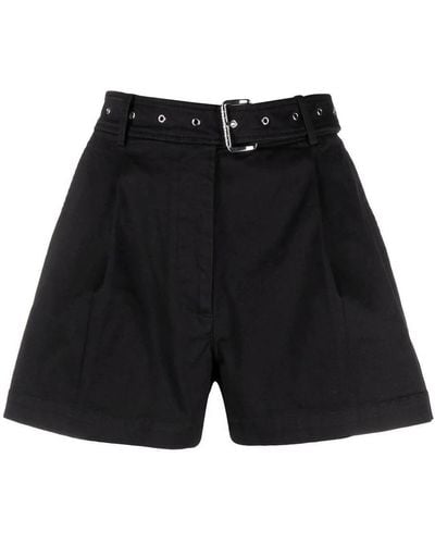 Michael Kors Stretched Belted Shorts - Black