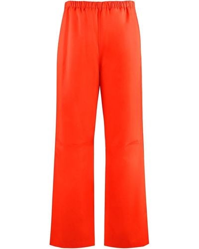 Gucci Skater Poplin Cotton Trousers - Red