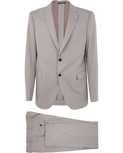 Emporio Armani Wool Pantsuit - Grey