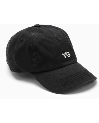 Y-3 Adidas Y-3 Baseball Cap With Logo - Black
