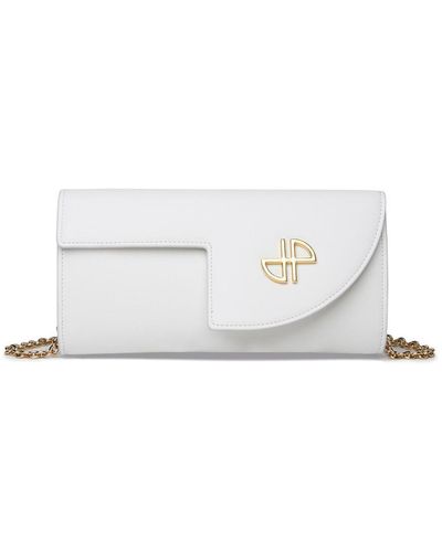 Patou 'Jp' Leather Crossbody Bag - White