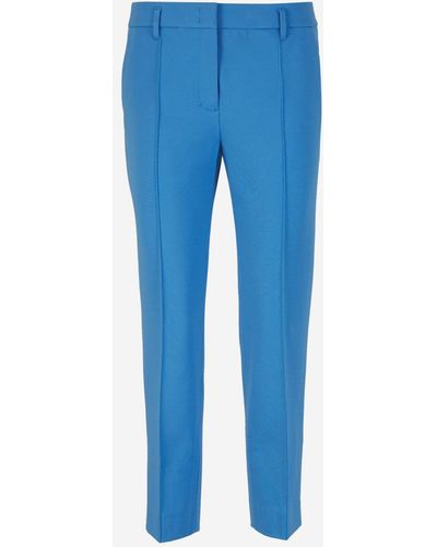 Dorothee Schumacher Plain Formal Trousers - Blue