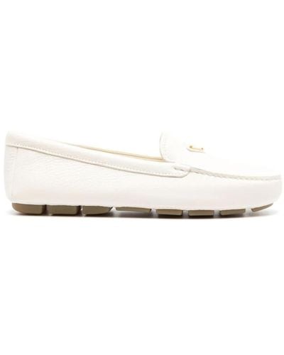 Prada Drive Shoes - White