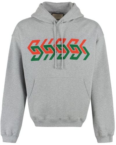 Gucci Cotton Hoodie - Gray