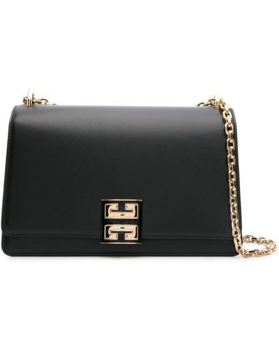 Givenchy Medium 4g Leather Shoulder Bag - Black