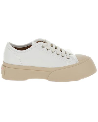 Marni 'Pablo' Sneakers With Lace Up Closure - White