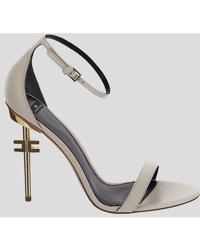 Elisabetta Franchi High Heel Sandal - Metallic