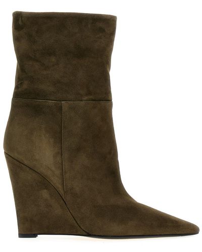 ALEVI 'bay' Ankle Boots - Green