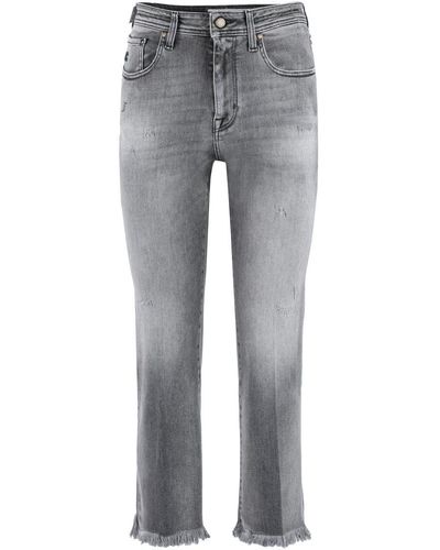 Jacob Cohen Cropped Jeans - Gray