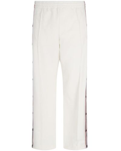 Golden Goose Side Buttons Trousers - White