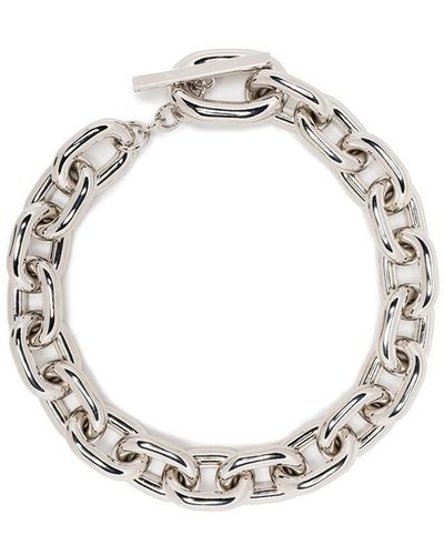 Rabanne Paco - Chain-link Necklace - Metallic