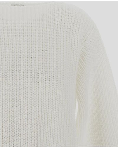 Ferragamo Salvatore Knit Sweater - White