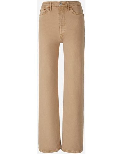 RE/DONE Straight Cut Jeans - Natural