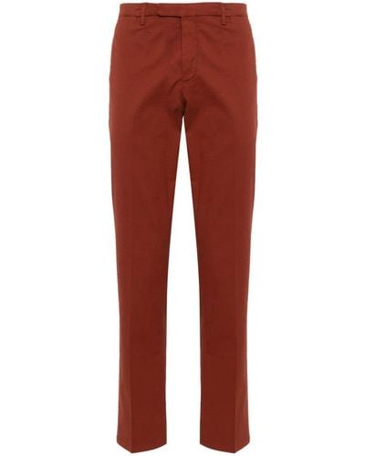 Boglioli Cotton Trousers - Red