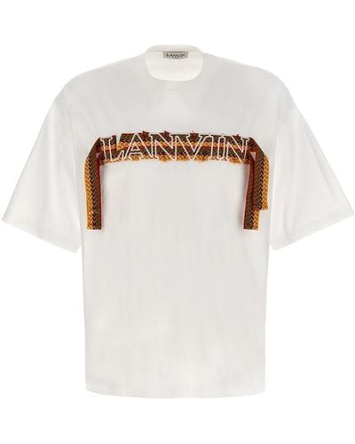 Lanvin Curb Lace T-shirt - White