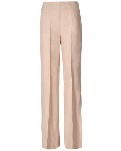 Twin Set Wide Leg Trousers - Natural