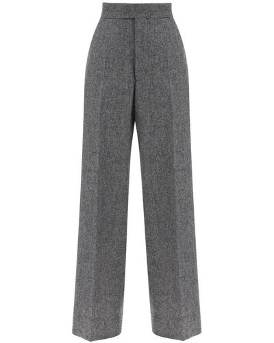 Vivienne Westwood Lauren Pants In Donegal Tweed - Grey