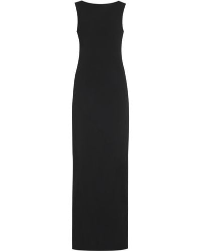 Calvin Klein Knitted Maxi Dress - Black