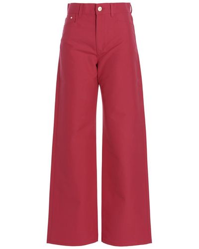 Wandler 'Flare' Pants - Red