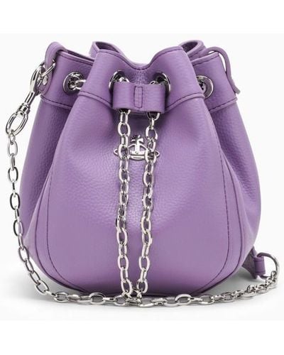 Vivienne Westwood Chrissy Small Bucket Bag - Purple