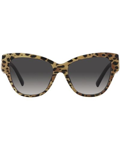 Dolce & Gabbana Dg4449 Dg Crossed Sunglasses - Brown