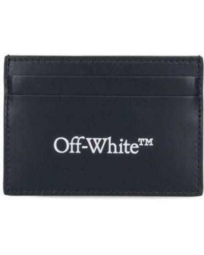 Off-White c/o Virgil Abloh Leather Bookish Card Holder - Black
