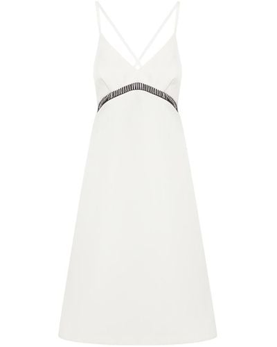Sacai Day Evening Dress - White