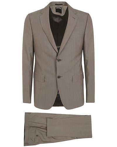 ZEGNA Pure Wool Suit - Gray