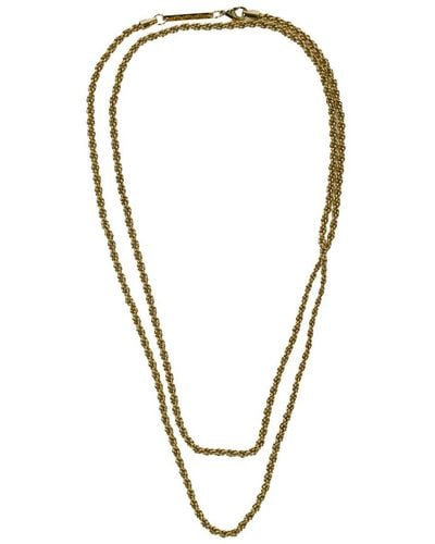 FEDERICA TOSI 'Mini Grace' Tone Long Necklace - Metallic