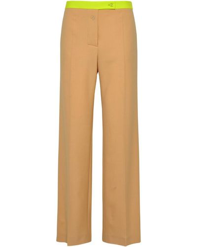 Off-White c/o Virgil Abloh Beige Wool Blend Active Trousers - Natural