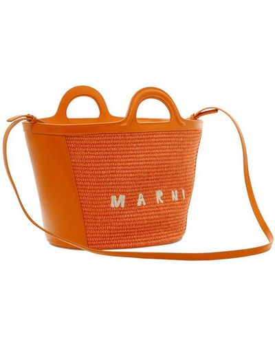 Marni Tropicalia Small Tote Bag - Orange