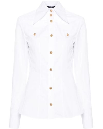 Balmain Cotton Shirt - White