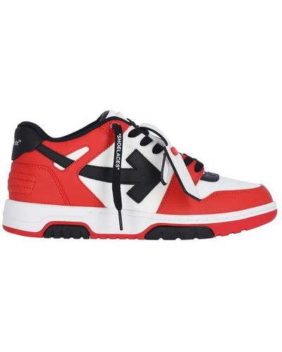 Off-White c/o Virgil Abloh "out Of Office" Trainers - Red