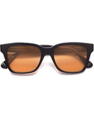 Retrosuperfuture America Refined Sunglasses - Brown