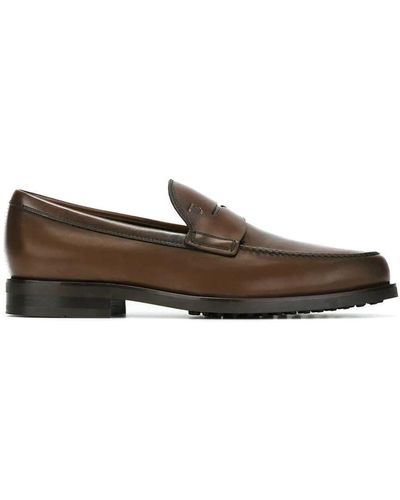 Tod's Classic Loafers - Brown