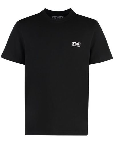 Golden Goose Star Front Back Print T-shirt - Black