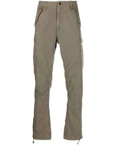 Polo Ralph Lauren Straight-leg Cotton Cargo Trousers - Grey