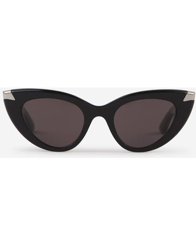 Alexander McQueen Cat Eye Sunglasses - Gray
