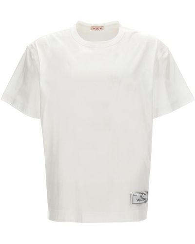 Valentino Garavani 'maison Label' T-shirt - White
