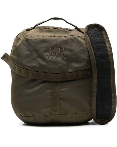 C.P. Company Nylon B Shoulder Pouch Bags - Green
