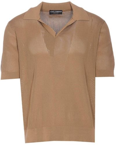 Dolce & Gabbana T-Shirts And Polos - Brown