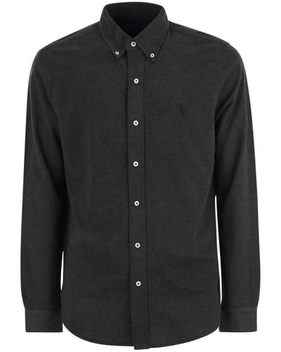 Polo Ralph Lauren Ultralight Pique Shirt - Black