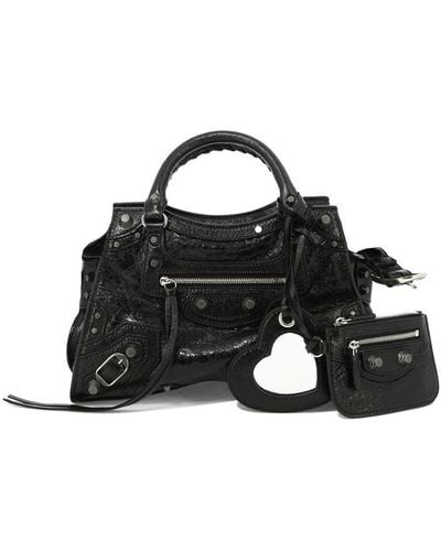 Balenciaga "Neo Cagole Xs" Handbag - Black